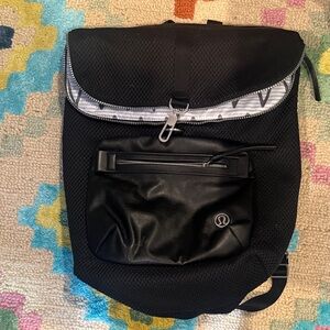 lululemon athletica large Black Backpack